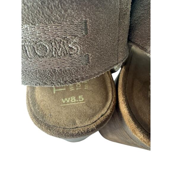 New Toms Majorca Cutout Womens Sandal 8.5W Wide Neutral Comfort Arch Support - Picture 9 of 10